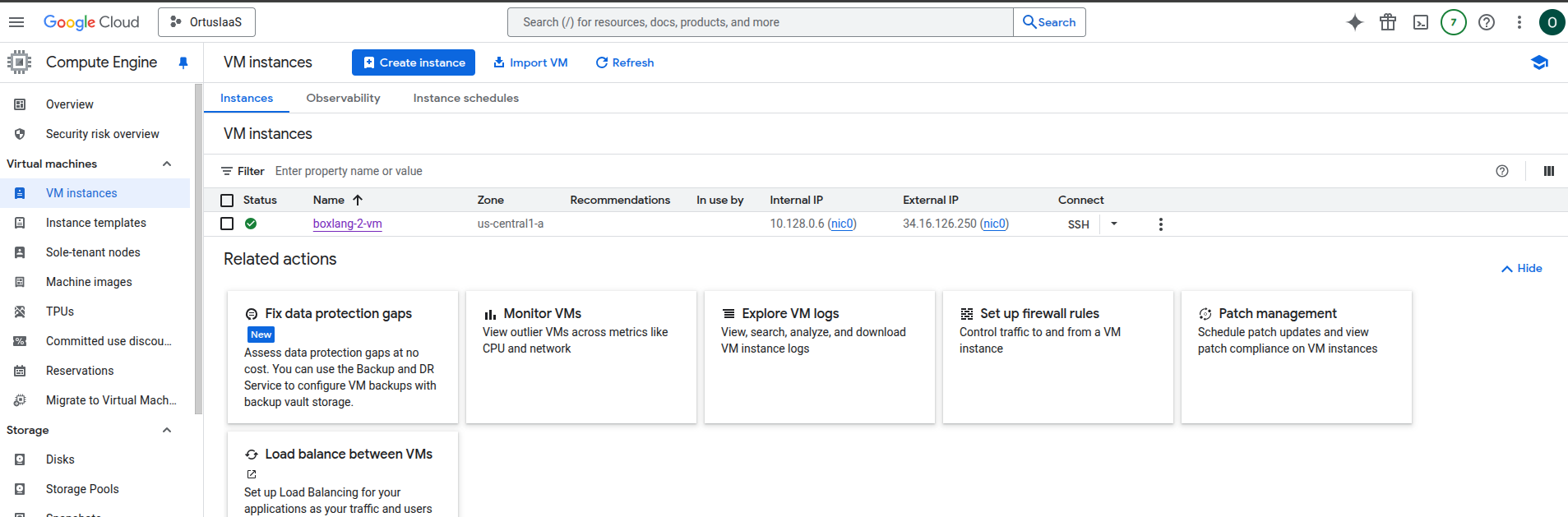 Google Compute Overview
